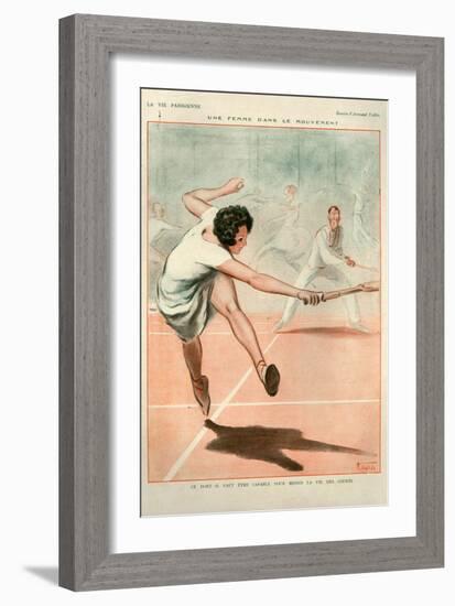 1920s France La Vie Parisienne Magazine Plate-null-Framed Giclee Print