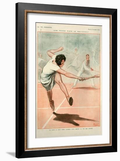 1920s France La Vie Parisienne Magazine Plate-null-Framed Giclee Print