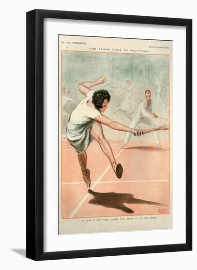 1920s France La Vie Parisienne Magazine Plate-null-Framed Giclee Print