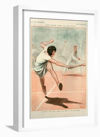 1920s France La Vie Parisienne Magazine Plate-null-Framed Giclee Print