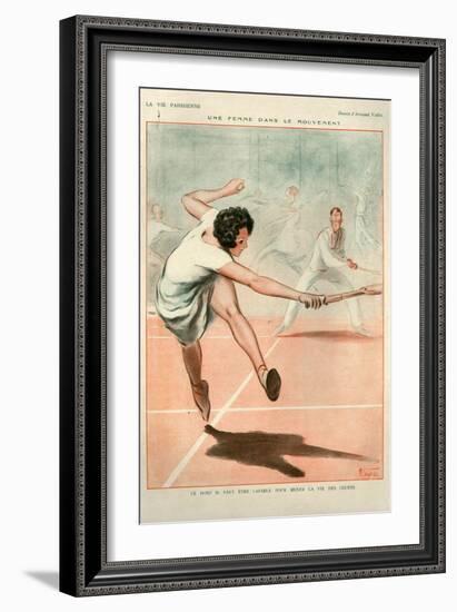 1920s France La Vie Parisienne Magazine Plate-null-Framed Giclee Print