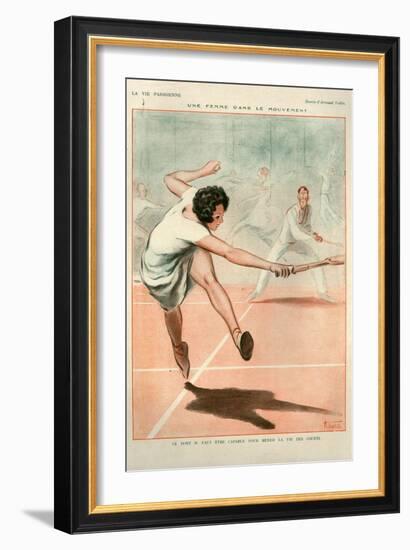 1920s France La Vie Parisienne Magazine Plate-null-Framed Giclee Print