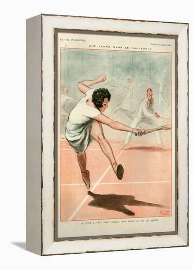 1920s France La Vie Parisienne Magazine Plate-null-Framed Premier Image Canvas