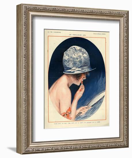 1920s France La Vie Parisienne Magazine Plate-null-Framed Giclee Print