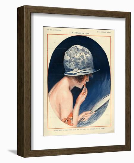 1920s France La Vie Parisienne Magazine Plate-null-Framed Giclee Print