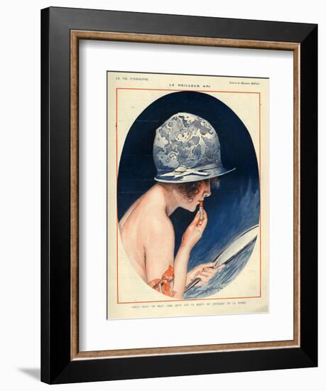 1920s France La Vie Parisienne Magazine Plate-null-Framed Giclee Print