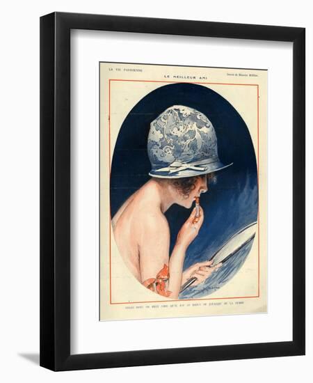 1920s France La Vie Parisienne Magazine Plate-null-Framed Giclee Print