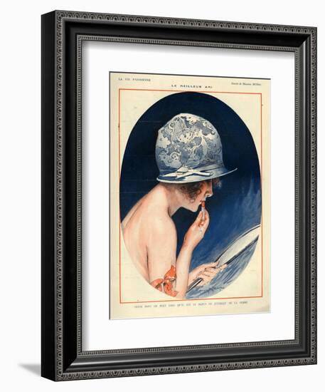 1920s France La Vie Parisienne Magazine Plate-null-Framed Giclee Print