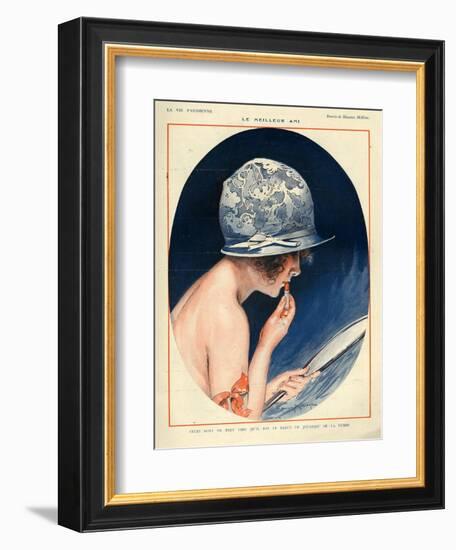 1920s France La Vie Parisienne Magazine Plate-null-Framed Giclee Print