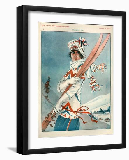 1920s France La Vie Parisienne Magazine Plate-null-Framed Giclee Print