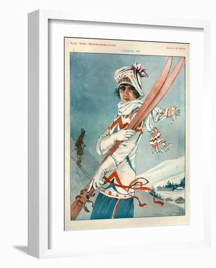 1920s France La Vie Parisienne Magazine Plate-null-Framed Giclee Print