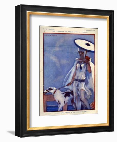 1920s France La Vie Parisienne Magazine Plate-null-Framed Giclee Print