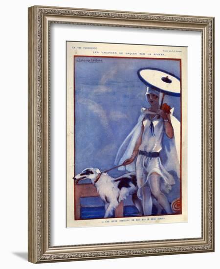 1920s France La Vie Parisienne Magazine Plate-null-Framed Giclee Print