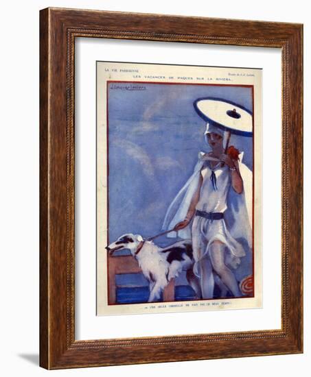 1920s France La Vie Parisienne Magazine Plate-null-Framed Giclee Print