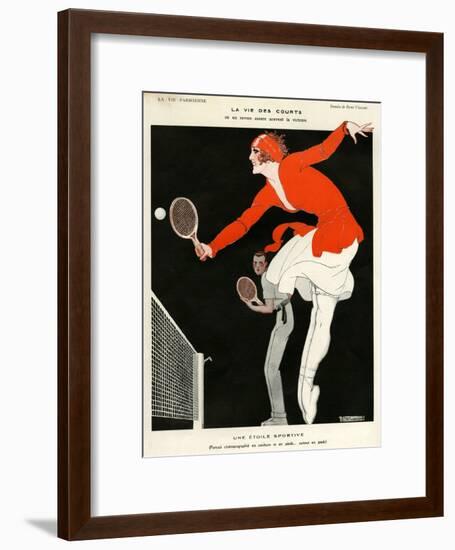 1920s France La Vie Parisienne Magazine Plate-null-Framed Giclee Print