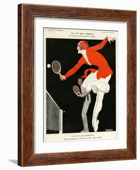 1920s France La Vie Parisienne Magazine Plate-null-Framed Giclee Print