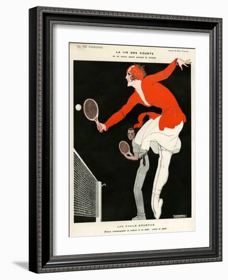 1920s France La Vie Parisienne Magazine Plate-null-Framed Giclee Print