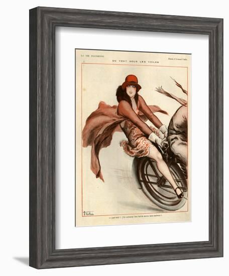 1920s France La Vie Parisienne Magazine Plate-null-Framed Giclee Print