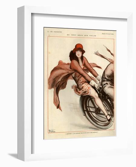 1920s France La Vie Parisienne Magazine Plate-null-Framed Giclee Print