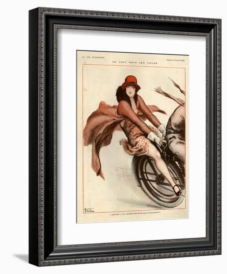 1920s France La Vie Parisienne Magazine Plate-null-Framed Giclee Print