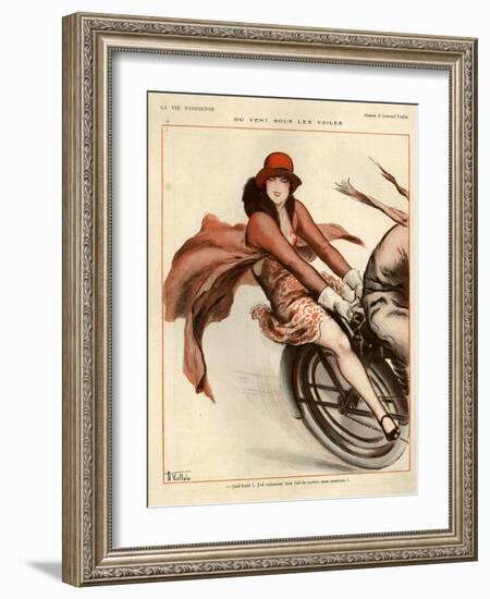 1920s France La Vie Parisienne Magazine Plate-null-Framed Giclee Print