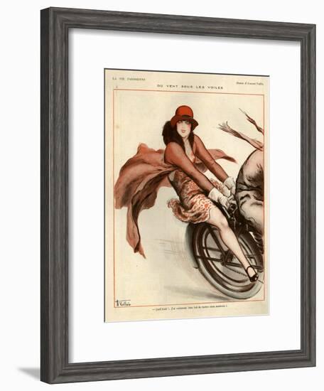 1920s France La Vie Parisienne Magazine Plate-null-Framed Giclee Print