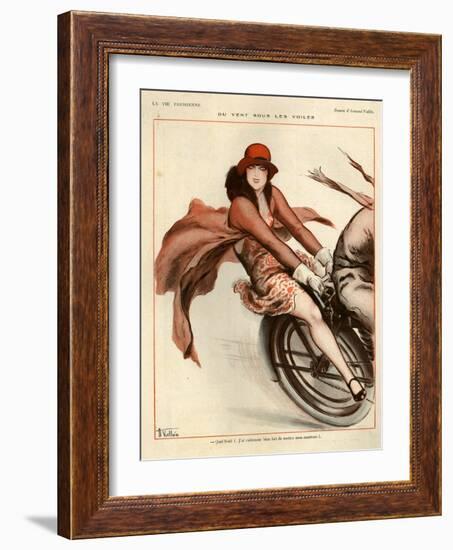 1920s France La Vie Parisienne Magazine Plate-null-Framed Giclee Print