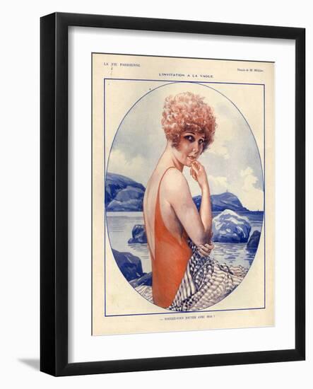 1920s France La Vie Parisienne Magazine Plate-null-Framed Giclee Print