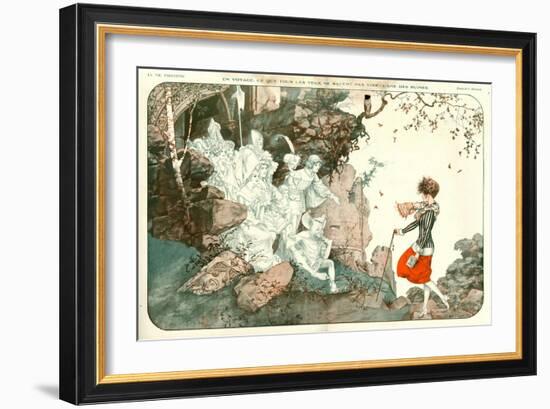 1920s France La Vie Parisienne Magazine Plate-null-Framed Giclee Print