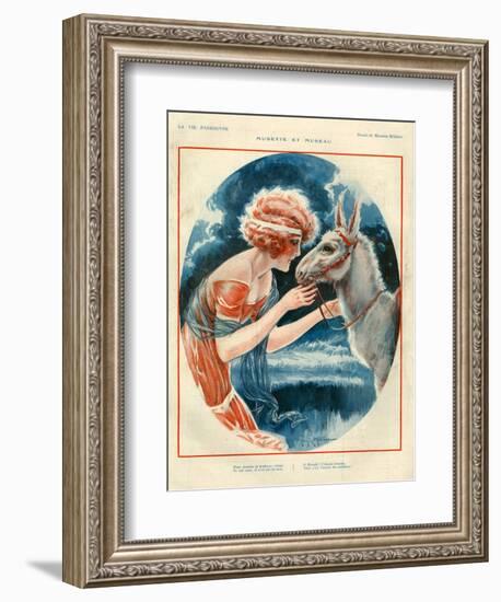 1920s France La Vie Parisienne Magazine Plate-null-Framed Giclee Print