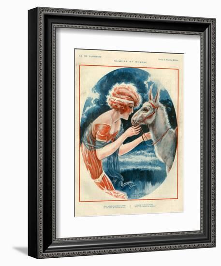 1920s France La Vie Parisienne Magazine Plate-null-Framed Giclee Print