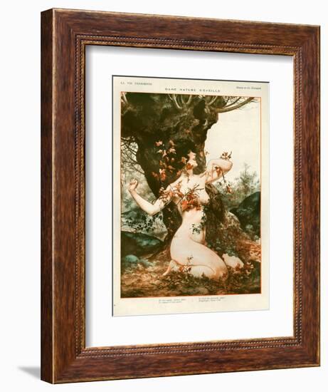 1920s France La Vie Parisienne Magazine Plate-null-Framed Giclee Print