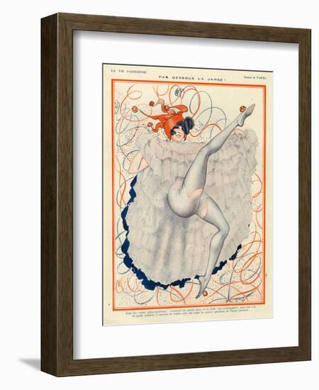 1920s France La Vie Parisienne Magazine Plate-null-Framed Giclee Print