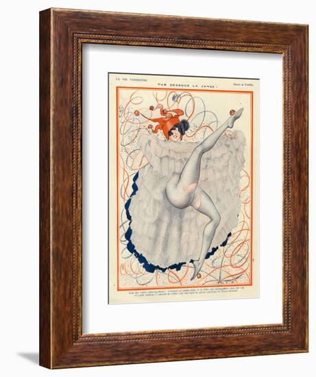 1920s France La Vie Parisienne Magazine Plate-null-Framed Giclee Print