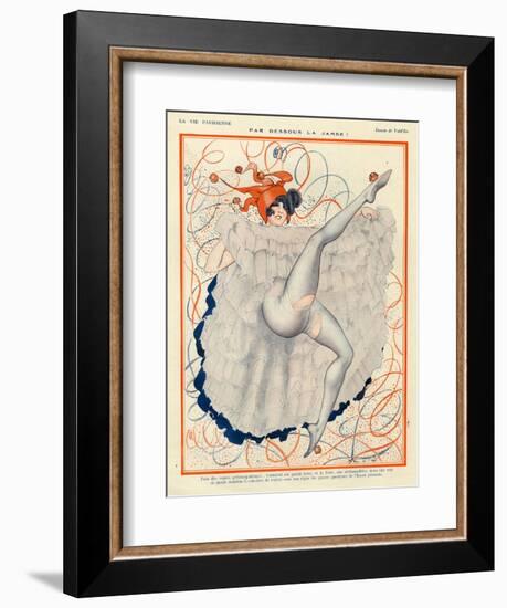 1920s France La Vie Parisienne Magazine Plate-null-Framed Giclee Print