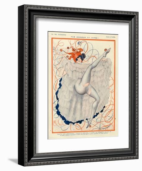 1920s France La Vie Parisienne Magazine Plate-null-Framed Giclee Print