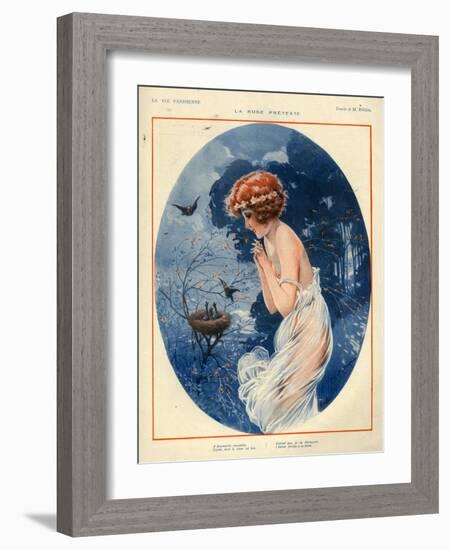 1920s France La Vie Parisienne Magazine Plate-null-Framed Giclee Print