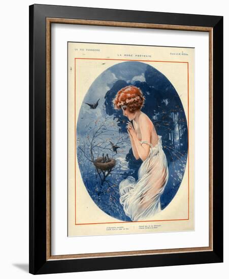 1920s France La Vie Parisienne Magazine Plate-null-Framed Giclee Print