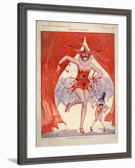 1920s France La Vie Parisienne Magazine Plate-null-Framed Giclee Print