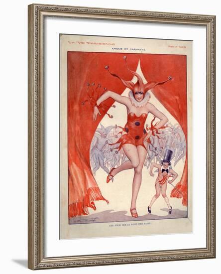 1920s France La Vie Parisienne Magazine Plate-null-Framed Giclee Print