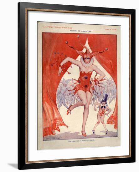 1920s France La Vie Parisienne Magazine Plate-null-Framed Giclee Print