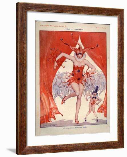 1920s France La Vie Parisienne Magazine Plate-null-Framed Giclee Print