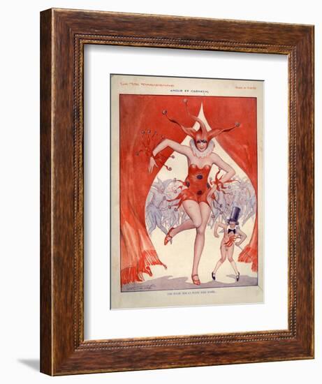 1920s France La Vie Parisienne Magazine Plate-null-Framed Giclee Print