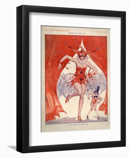 1920s France La Vie Parisienne Magazine Plate-null-Framed Giclee Print