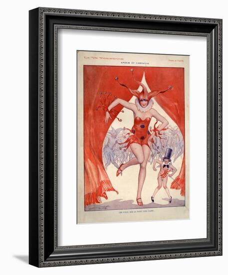 1920s France La Vie Parisienne Magazine Plate-null-Framed Giclee Print