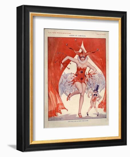 1920s France La Vie Parisienne Magazine Plate-null-Framed Giclee Print