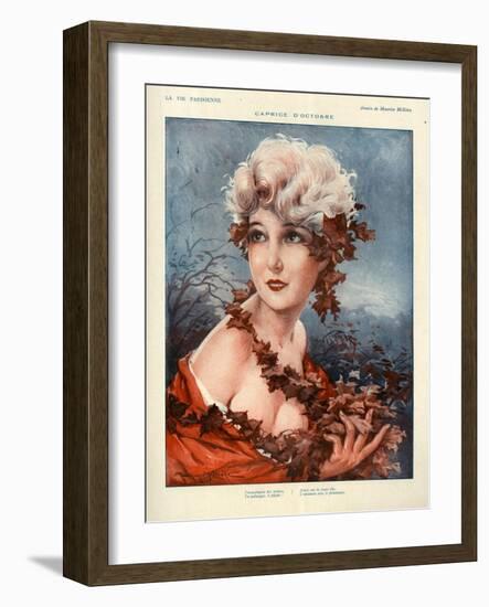 1920s France La Vie Parisienne Magazine Plate-null-Framed Giclee Print