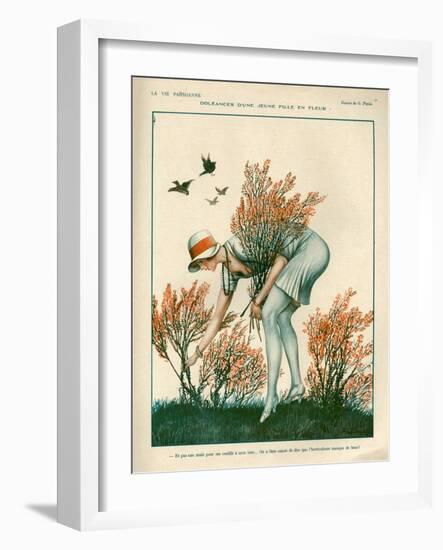 1920s France La Vie Parisienne Magazine Plate-null-Framed Giclee Print