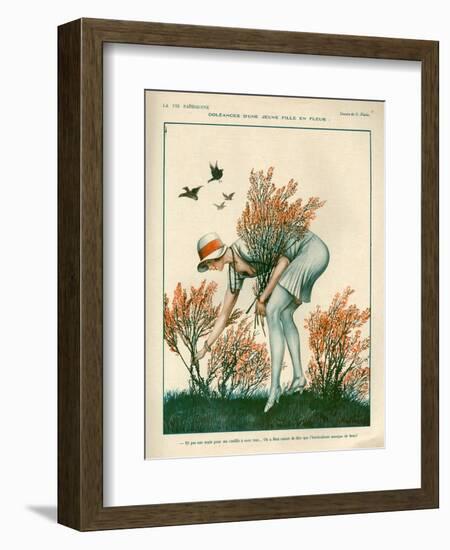 1920s France La Vie Parisienne Magazine Plate-null-Framed Giclee Print