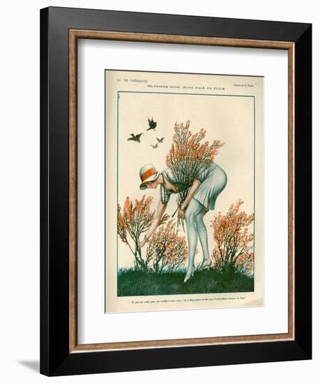 1920s France La Vie Parisienne Magazine Plate-null-Framed Giclee Print